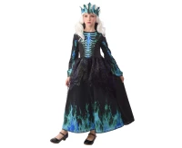 Role play-set for child Skeleton Queen (dress, crown), size 130/140 cm